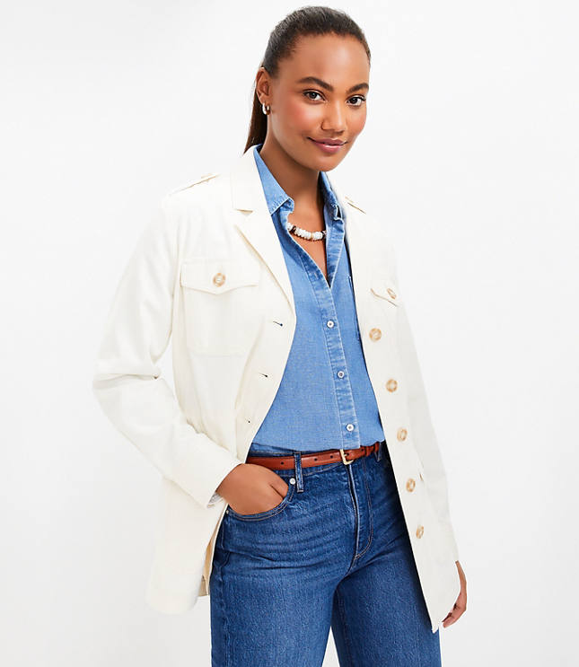 Collarless jacket clearance women