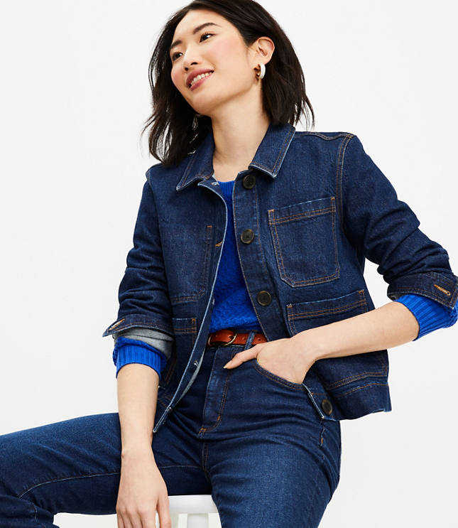 Loft jean outlet jacket