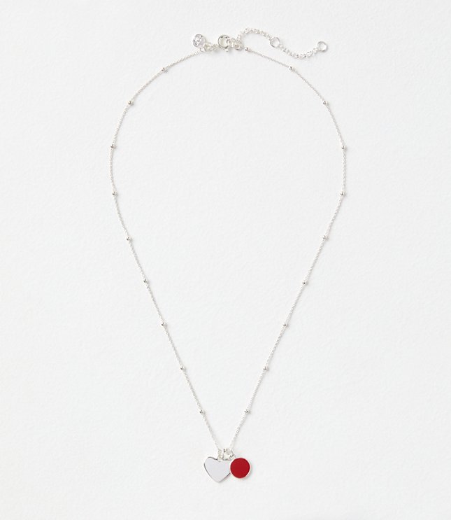 Loft Heart Charm Necklace
