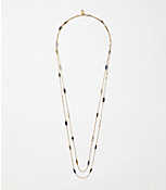 Enamel Infinity Necklace carousel Product Image 2