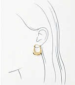 U-Shaped Hoop Earrings carousel Product Image 2