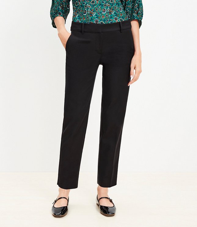 Petite Riviera Slim Pants in Doubleweave