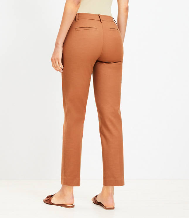 Petite Curvy Riviera Slim Pants in Doubleweave