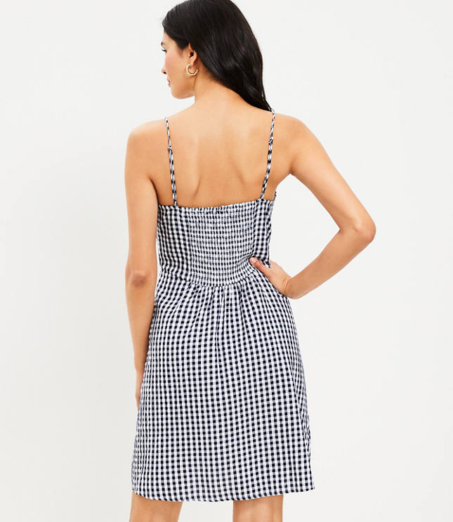 Gingham Picnic Cami Dress (Red)