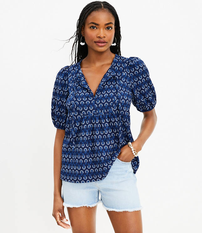 Ann Taylor LOFT Puff Sleeve Blouses for Women