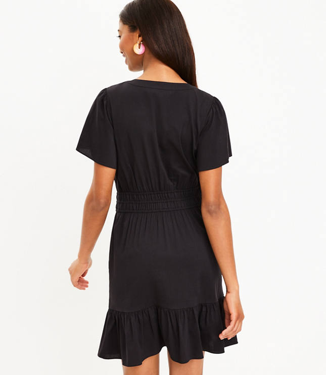 sleeve short dress Navy Pleated With Sleeves Thanksgiving SIZE:4XL Shades Of Red