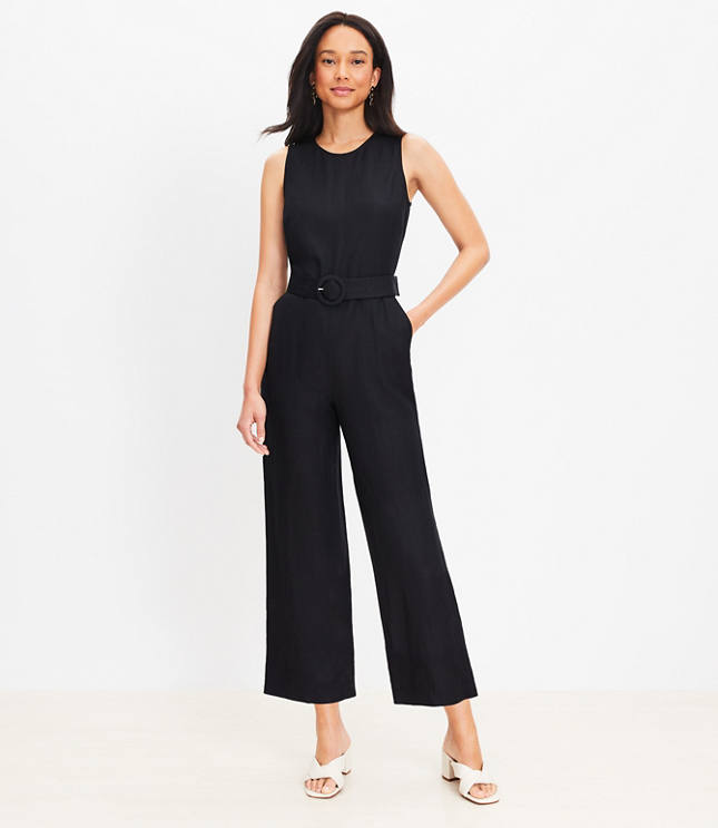 Dresses, Lou & Grey Signature Softblend Crossover Jumpsuit Black - LOFT  Womens