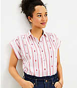 Striped Dolman Everyday Shirt carousel Product Image 1