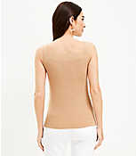 Ribbed Square Neck Sweater Tank Top carousel Product Image 3