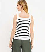 Striped Ribbed Sweater Tank Top carousel Product Image 3