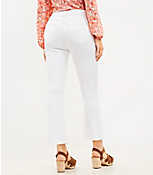 Curvy High Rise Kick Crop Jeans in White carousel Product Image 2