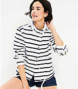 Striped Terry Patch Pocket Jacket carousel Product Image 2