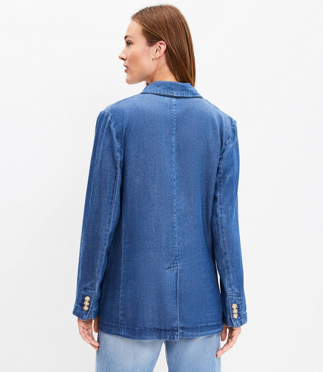 Chambray Relaxed Blazer