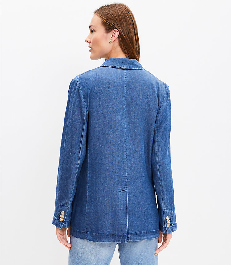 Chambray Relaxed Blazer image number 2