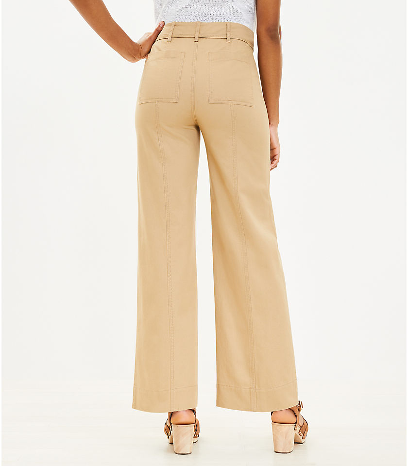 Petite Stovepipe Pants in Twill