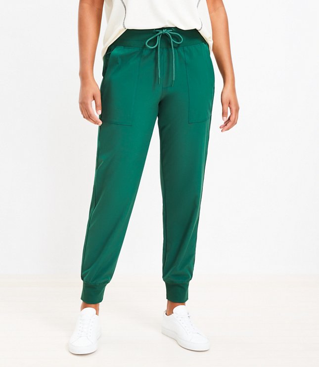 Lou & Grey, Pants & Jumpsuits, Nwt Lou Grey Loft Lite Ponte Pocket Grey  Green Legging Pants