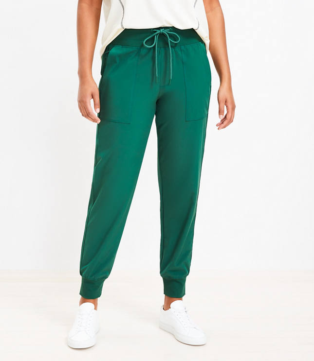 Emerald green joggers online womens