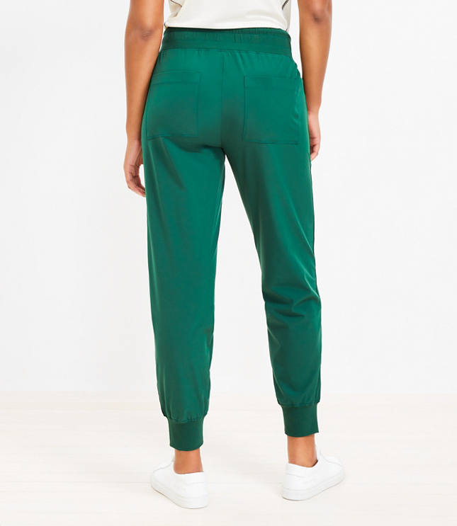 lululemon athletica, Pants & Jumpsuits, Lululemon Track Pants Green  Elasticized Waist Womens Size 6