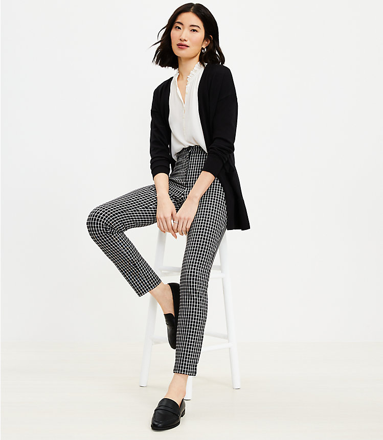 Petite Sutton Skinny Pants in Plaid image number 1