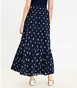 Clip Tiered Pull On Midi Skirt carousel Product Image 2