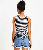 Striped Side Tie Tank Top carousel Product Image 3