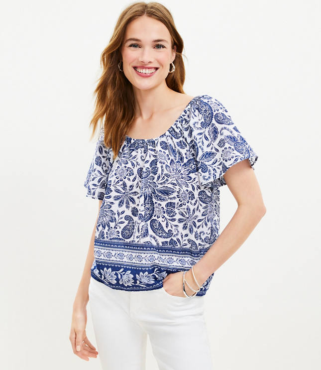 Women's Scoop Neck Blouses