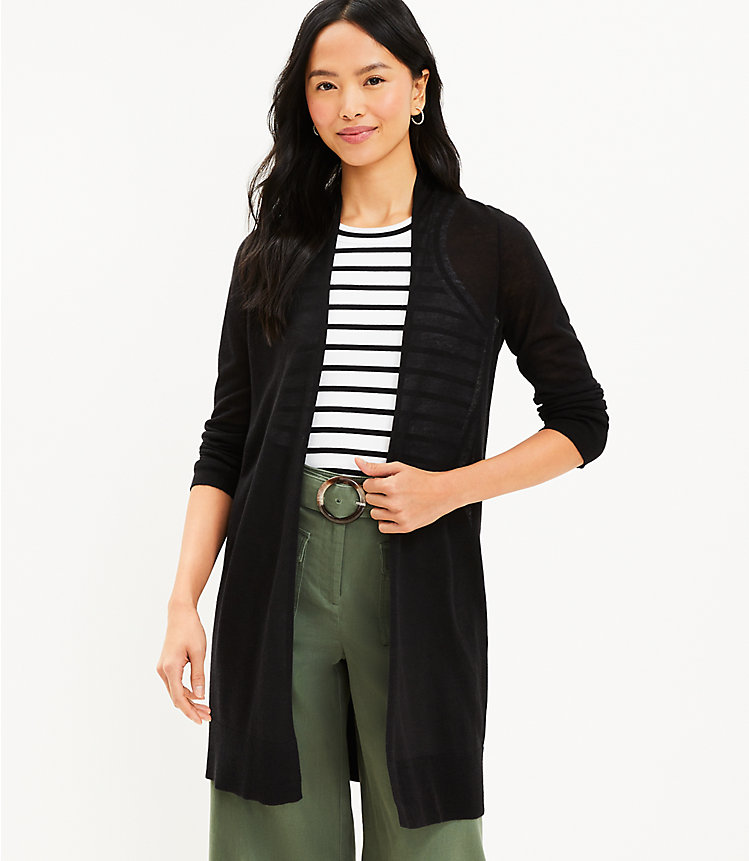 Lightweight Open Cardigan image number null