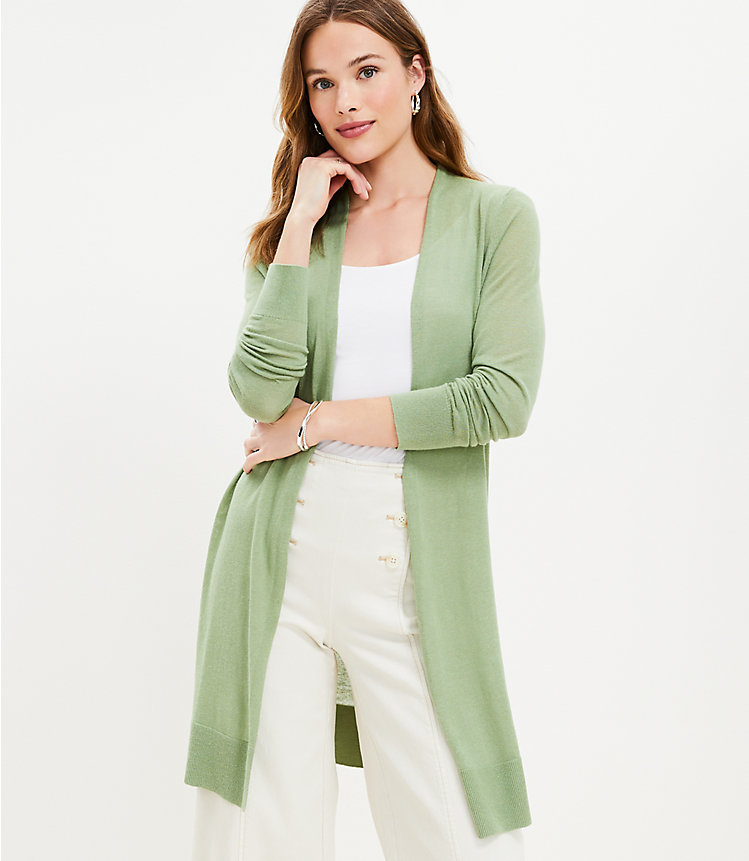 Lightweight Open Cardigan image number null