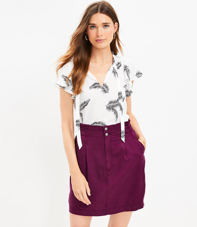 Emory Paperbag Pocket Skirt