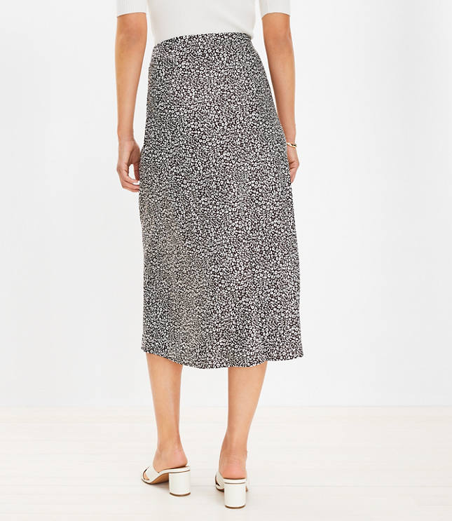 Gray 2024 cheetah skirt