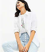 Petite Linen Blend Everyday Pocket Shirt carousel Product Image 2
