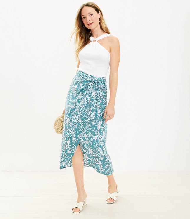 Floral Sarong Skirt