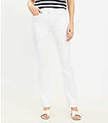 Petite Mid Rise Boot Jean in White carousel Product Image 1