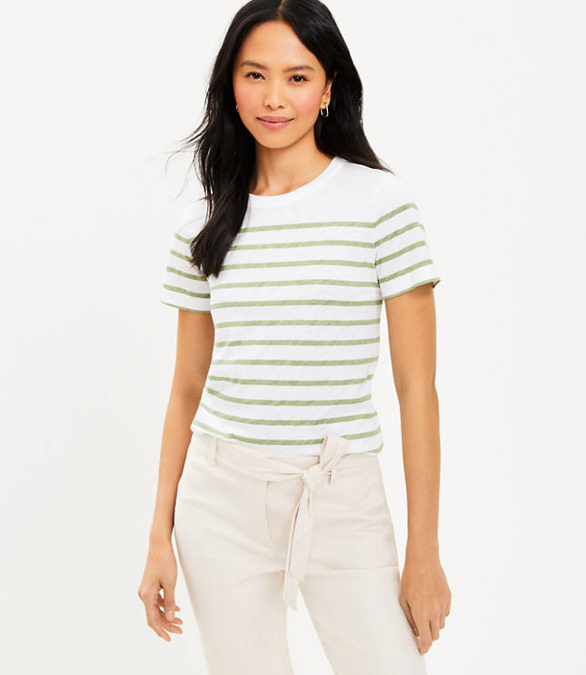 Striped Everyday Crew Tee
