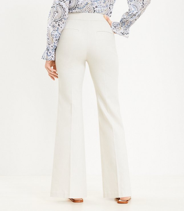 Petite Flare Pants in Twill