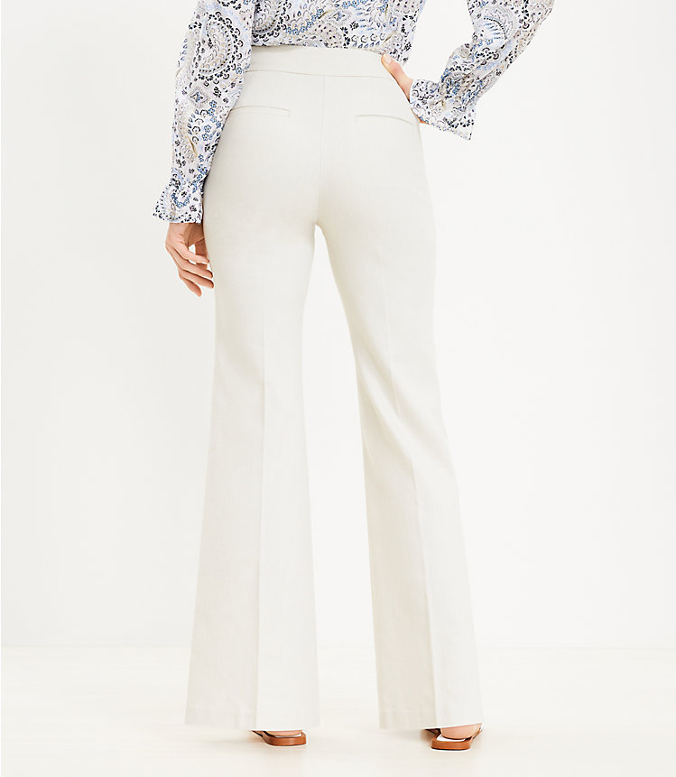 Petite Flare Pants in Twill image number 2