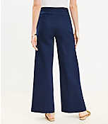 Wide Leg Sailor Pants in Twill carousel Product Image 3