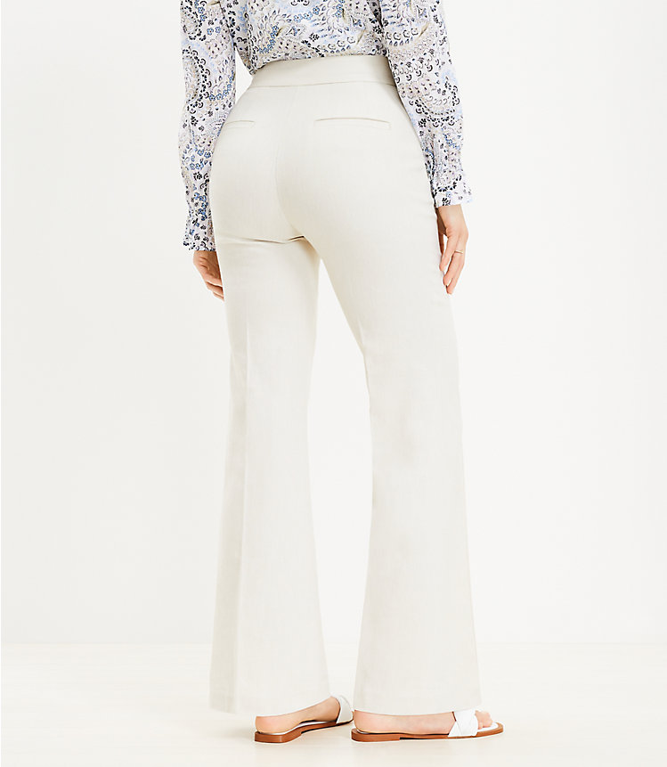 Curvy Flare Pants in Twill image number null