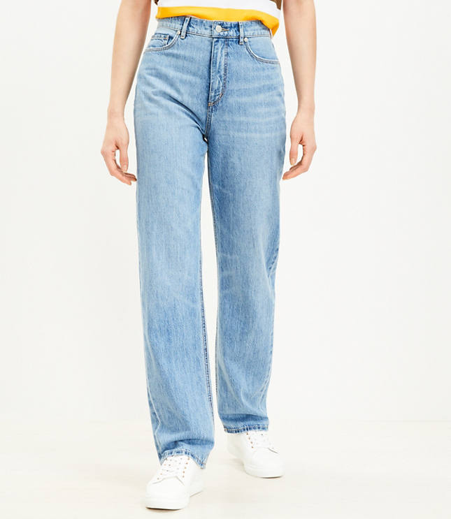 Petite Barrel Jeans Loft