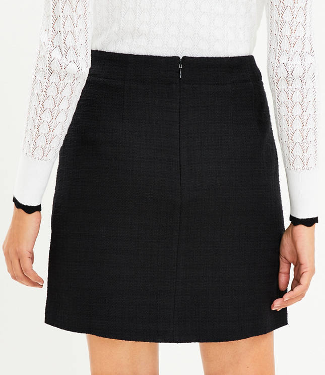 Petite Tweed Admiral Shift Skirt