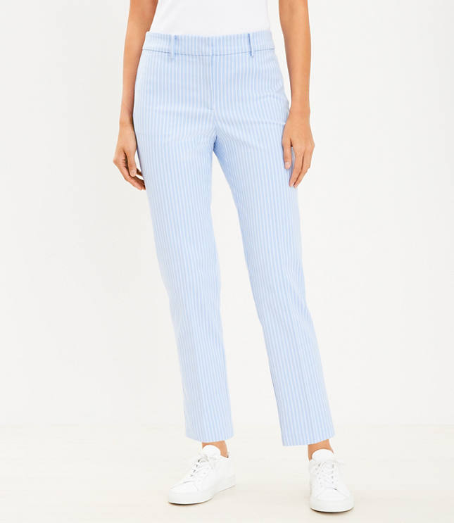 Petite Riviera Slim Pants in Stripe