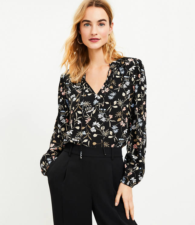 Loft floral blouse online