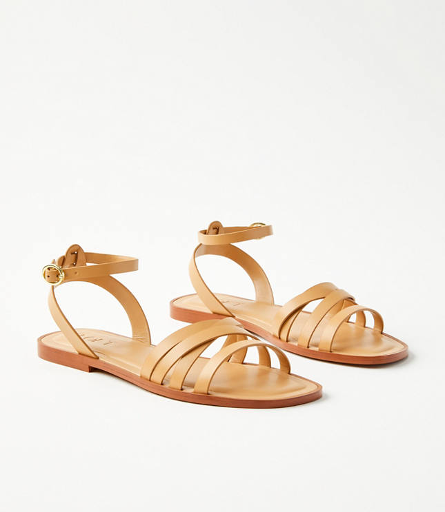 Leather ankle strap on sale sandals