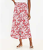 Paisley Button Pull On Midi Skirt carousel Product Image 2