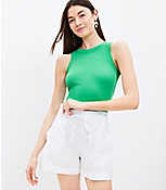 Pull On Linen Cotton Shorts carousel Product Image 1