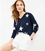 Lou & Grey Star V-Neck Sweater carousel Product Image 2