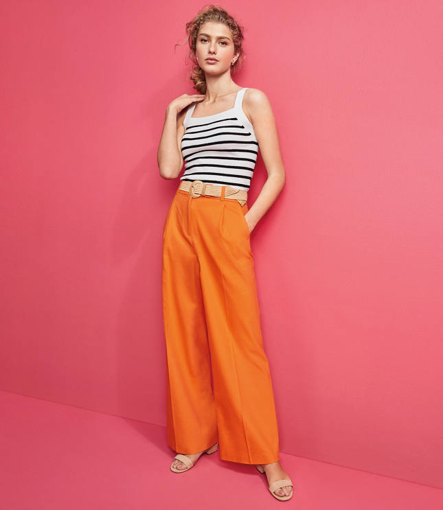 Peyton Trouser Pants in Linen Blend - image 4