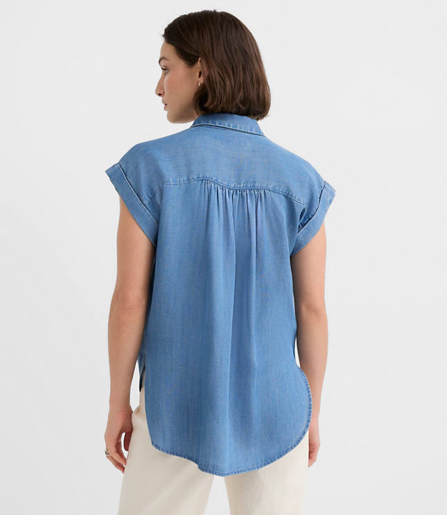Chambray Dolman Shirt