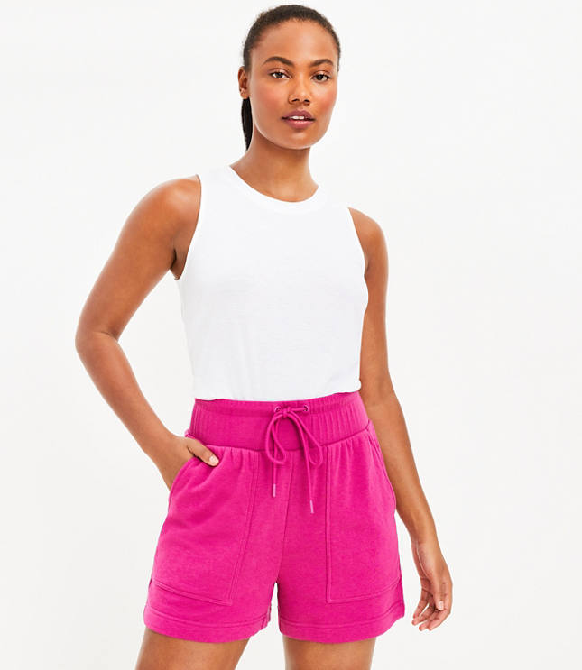 Lou & Grey Cozy Cotton Terry Shorts