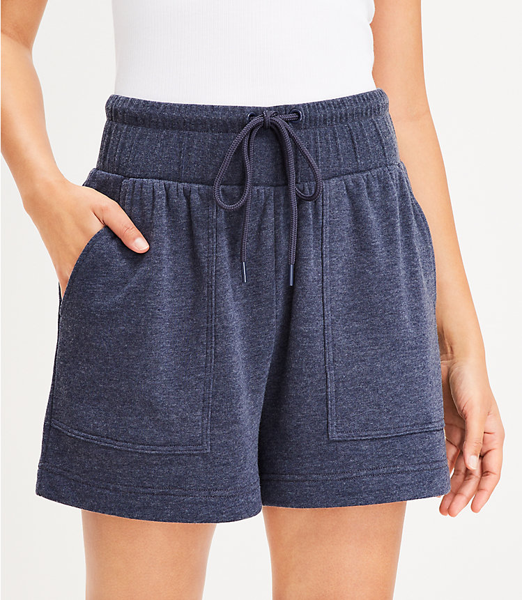 Lou & Grey Cozy Cotton Terry Shorts image number 1